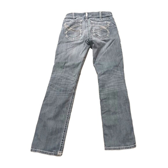 Ariat Dresden Jeans Women Sz 31 Light Wash Boot Straight Western Revival Casual - Picture 3 of 5